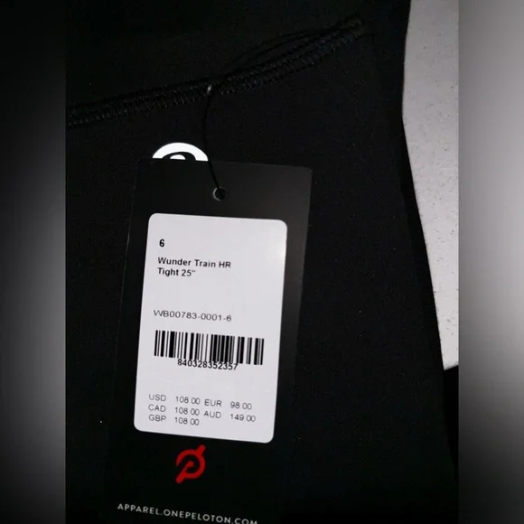 LULULEMON X PELOTON Wunder Train High Rise Tight 25” - Picture 9 of 10